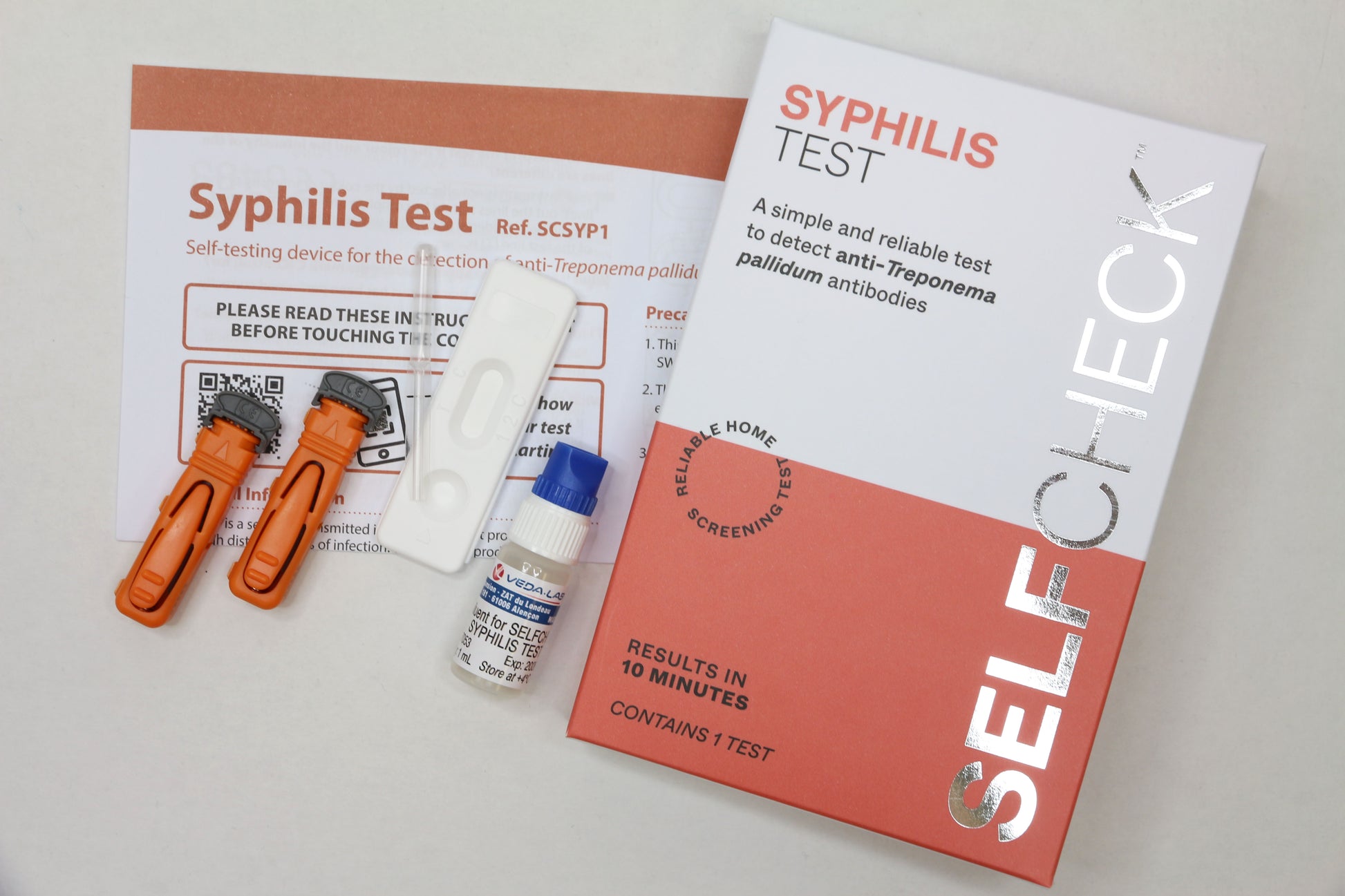 SELFCHECK Syphylis Test Components