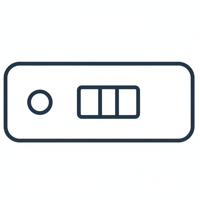 Minimal Lateral Flow Cassette Icon