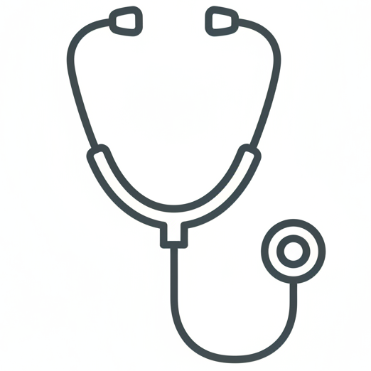 Stethoscope Icon Outline