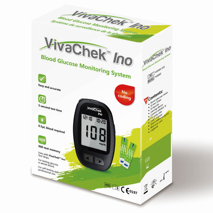 VivaChek Blood Glucose Meter Starter Pack - UK Version