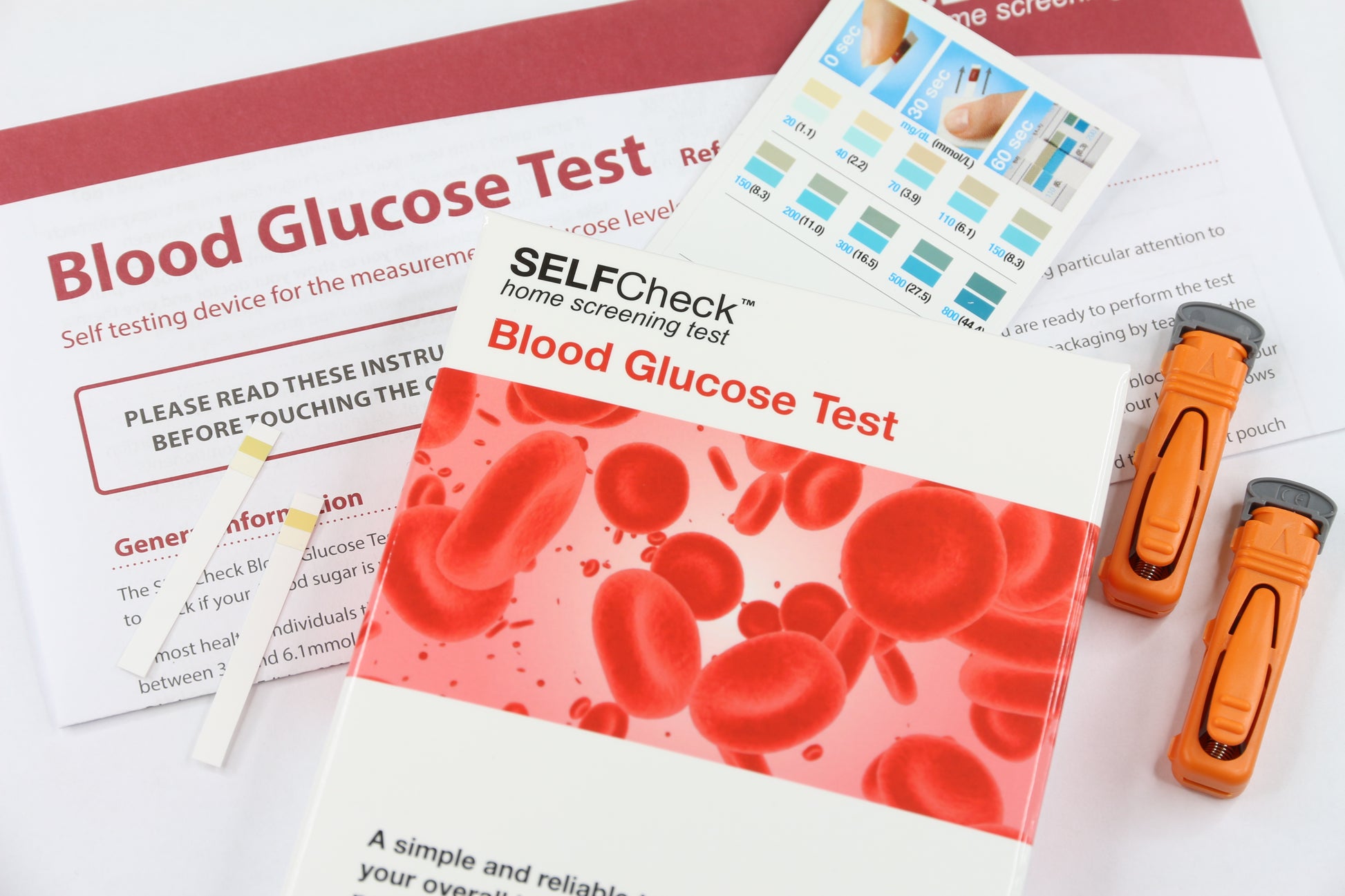 SELFCheck Blood Glucose Test for the diagnosis of diabetes